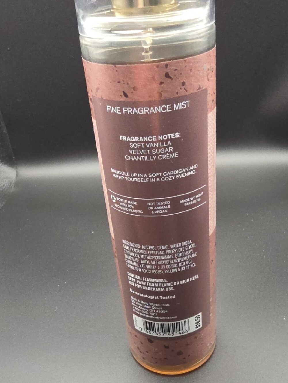 Bath & Body Works Wrapped in Vanilla Fine Fragrance Mist - Dusty Rose - Picture 4 of 4